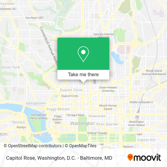 Capitol Rose map