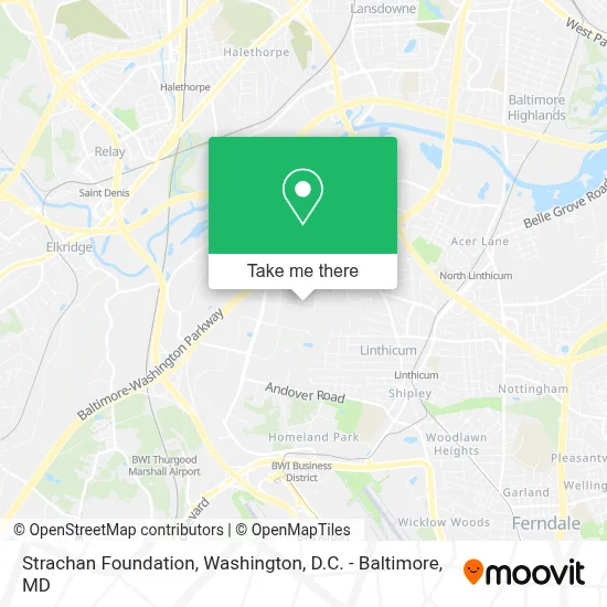 Strachan Foundation map