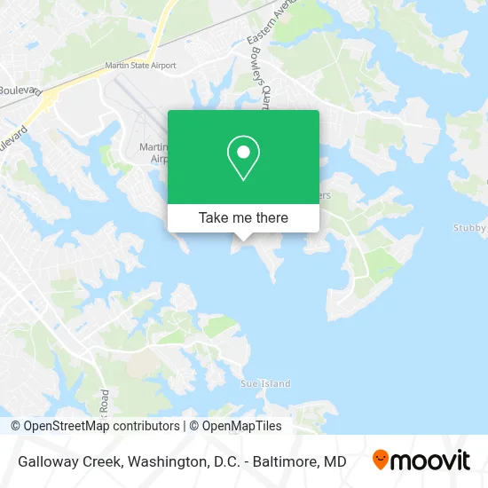 Galloway Creek map