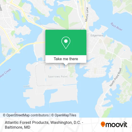 Atlantic Forest Products map