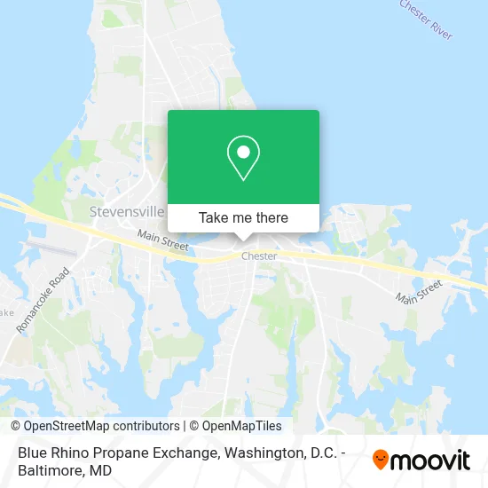Blue Rhino Propane Exchange map
