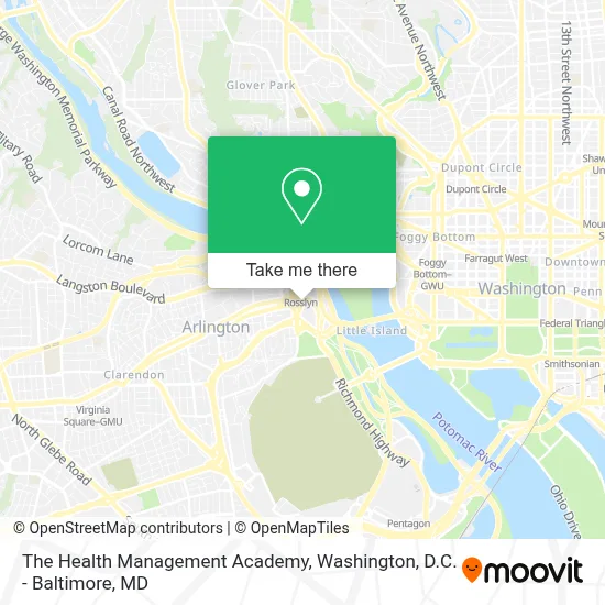 The Health Management Academy map
