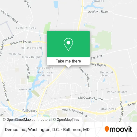 Demco Inc. map