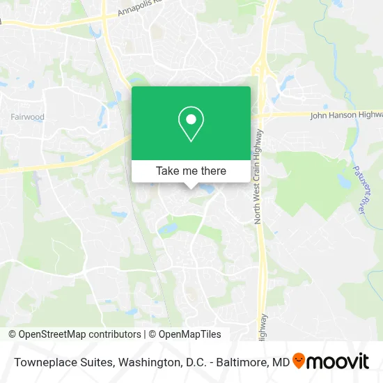 Towneplace Suites map