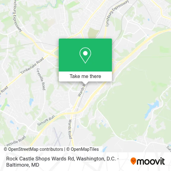 Rock Castle Shops Wards Rd map