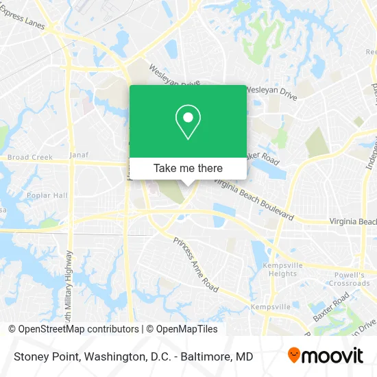 Stoney Point map