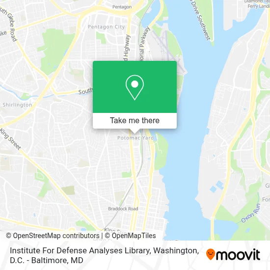 Institute For Defense Analyses Library map