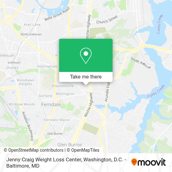 Jenny Craig Weight Loss Center map