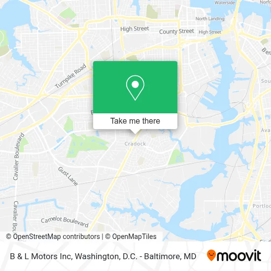 B & L Motors Inc map