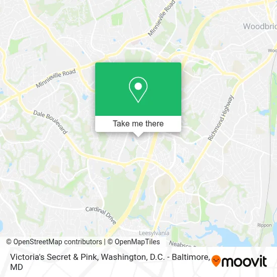 Victoria's Secret & Pink map