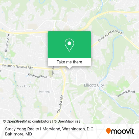 Stacy Yang Realty1 Maryland map