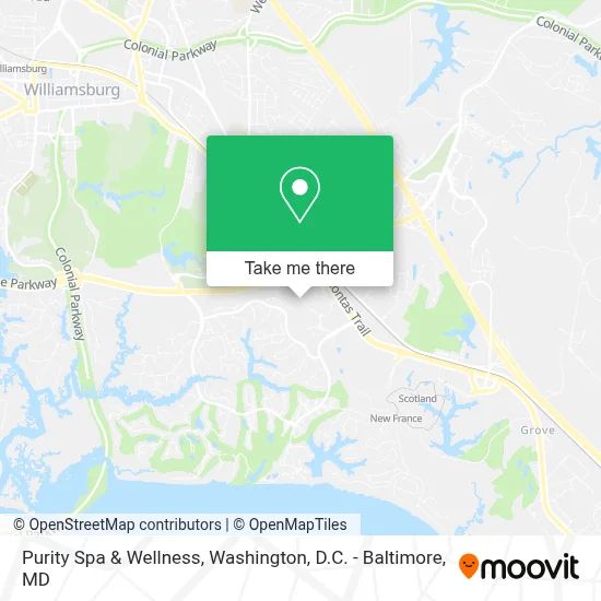 Purity Spa & Wellness map
