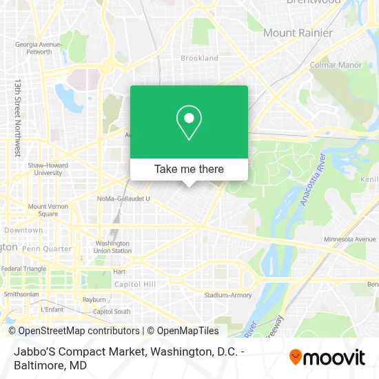 Jabbo’S Compact Market map