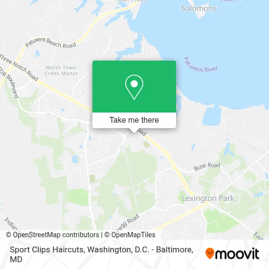 Sport Clips Haircuts map
