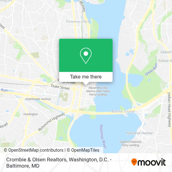 Crombie & Olsen Realtors map