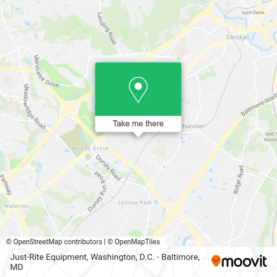Just-Rite Equipment map
