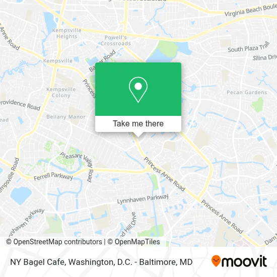 NY Bagel Cafe map