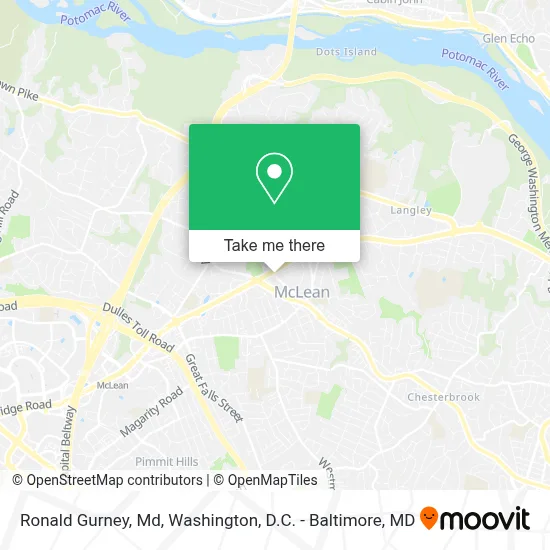 Ronald Gurney, Md map