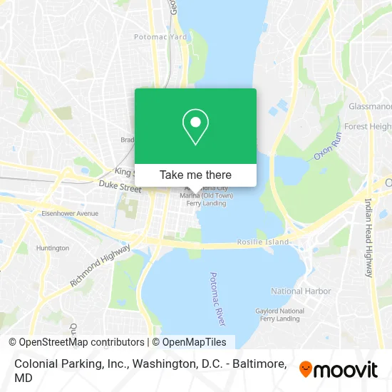 Colonial Parking, Inc. map
