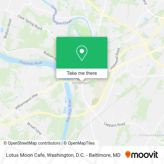 Lotus Moon Cafe map