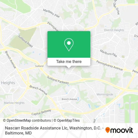 Nascarr Roadside Assistance Llc map