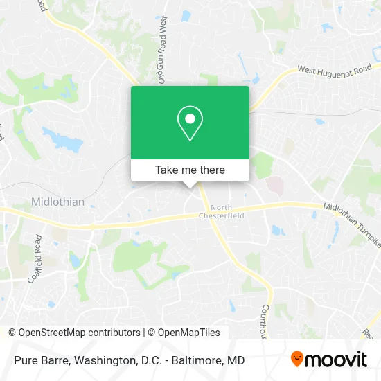 Pure Barre map