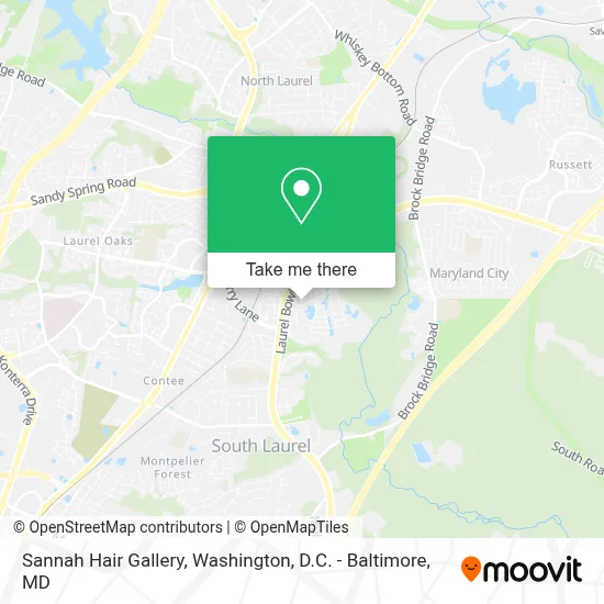 Sannah Hair Gallery map