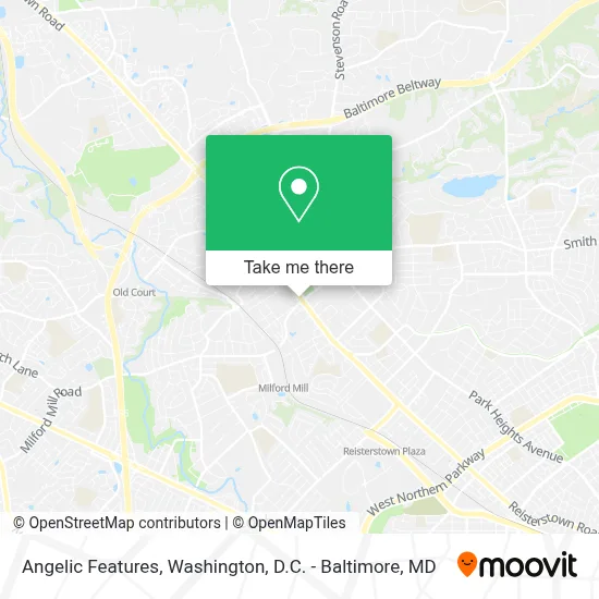 Angelic Features map