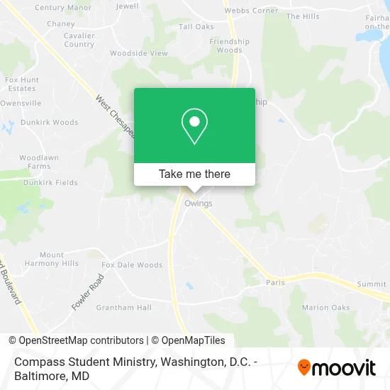 Compass Student Ministry map
