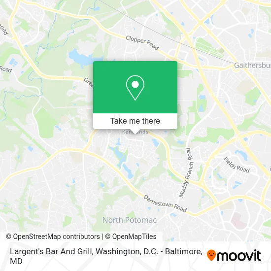 Largent's Bar And Grill map