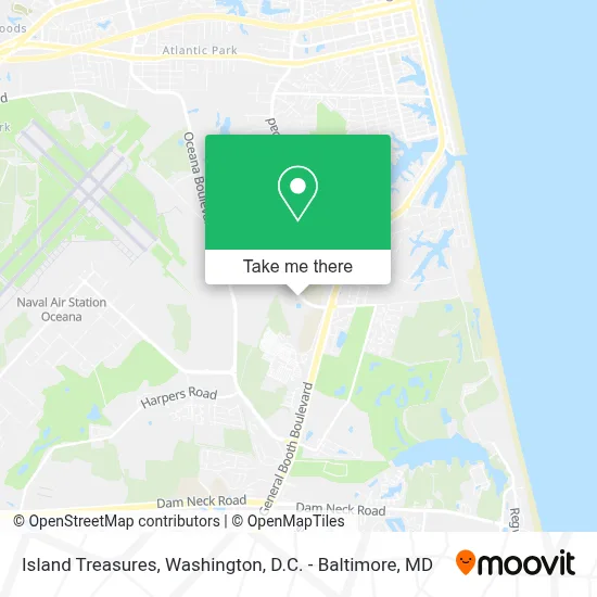 Island Treasures map