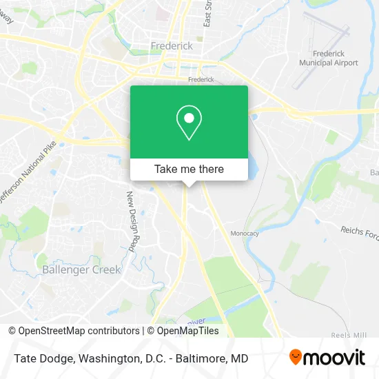 Tate Dodge map