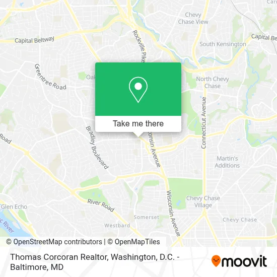 Thomas Corcoran Realtor map