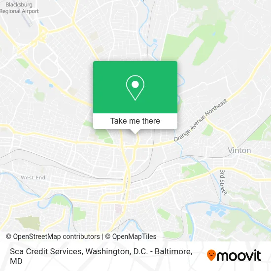 Sca Credit Services map