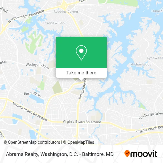 Abrams Realty map