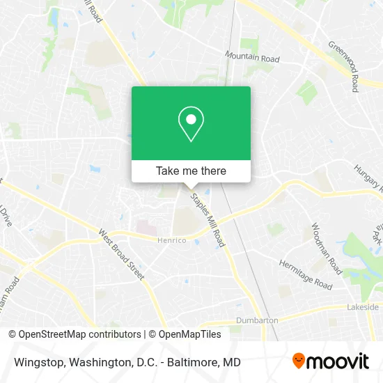 Wingstop map