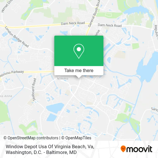 Window Depot Usa Of Virginia Beach, Va map