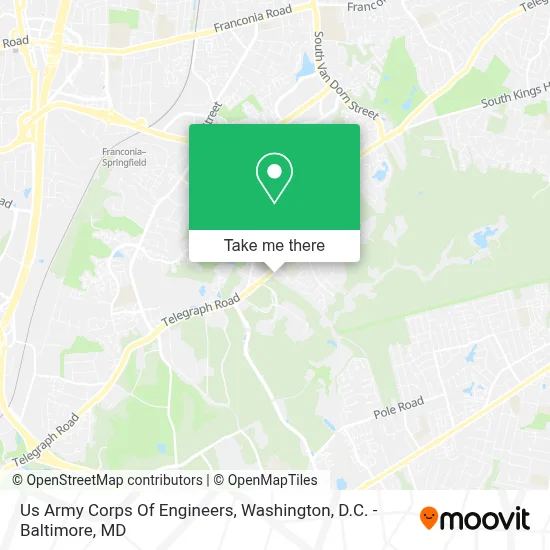 Us Army Corps Of Engineers map
