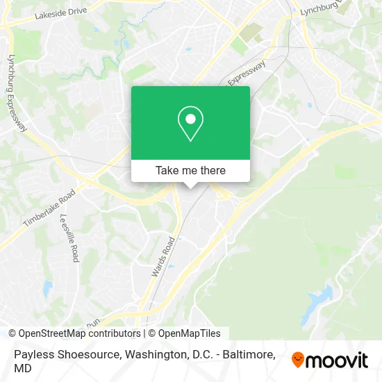Payless Shoesource map