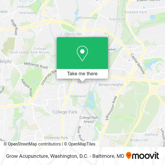 Grow Acupuncture map