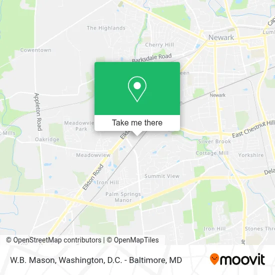 W.B. Mason map