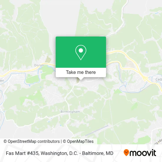 Fas Mart #435 map