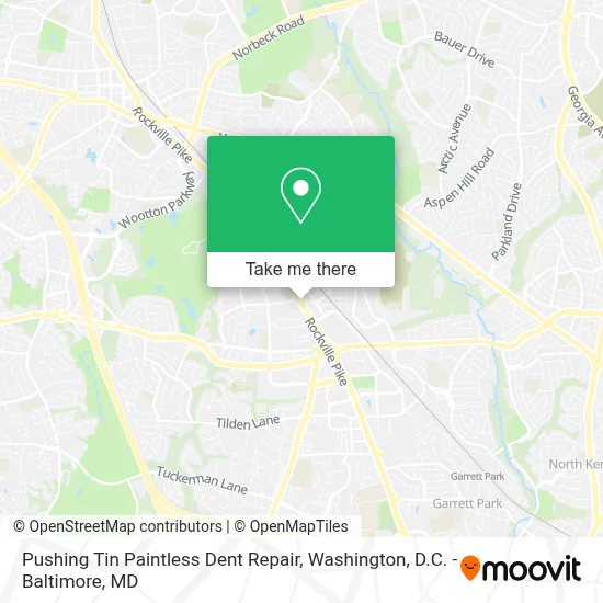 Pushing Tin Paintless Dent Repair map