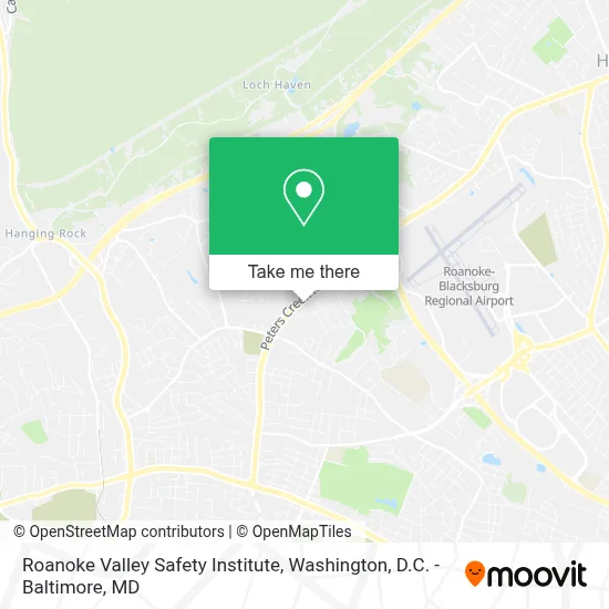 Roanoke Valley Safety Institute map