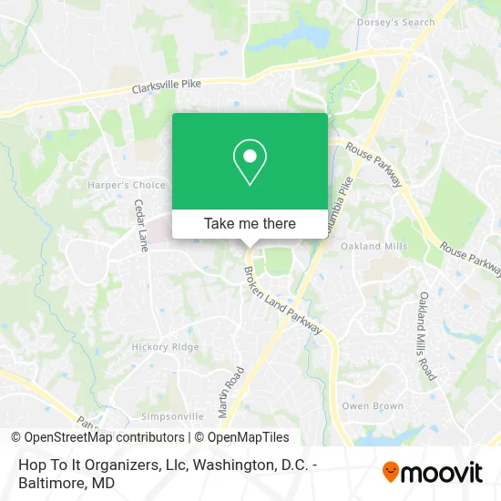 Hop To It Organizers, Llc map