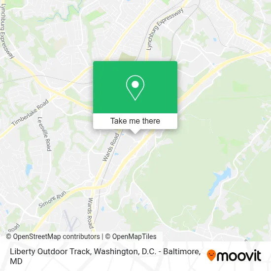Liberty Outdoor Track map