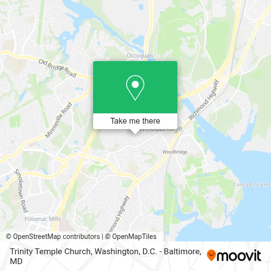 Trinity Temple Church map