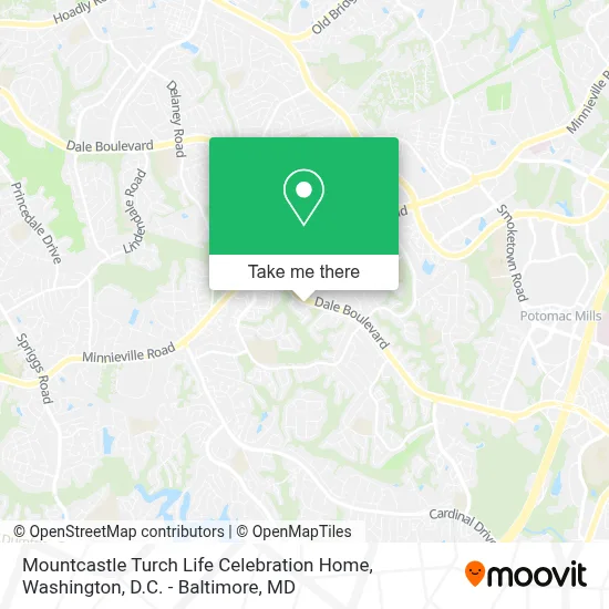 Mountcastle Turch Life Celebration Home map