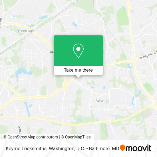 Keyme Locksmiths map
