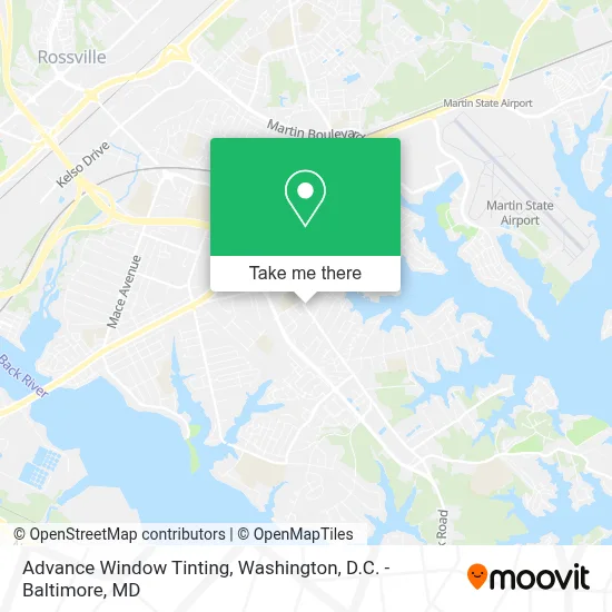 Advance Window Tinting map